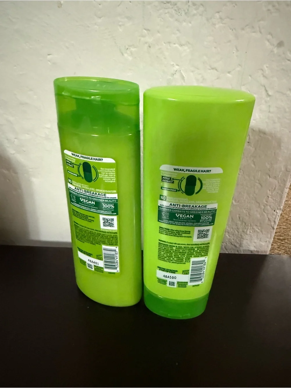 Garnier Fructis Grow Strong Shampoo & Conditioner - Green